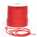 Red - Satin Rat Tail Cord ( 2mm x 200 Yards ) FuzzyFabric - Wholesale Ribbons, Tulle Fabric, Wreath Deco Mesh Supplies