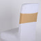 Champagne Spandex Chair Sashes FuzzyFabric - Wholesale Ribbons, Tulle Fabric, Wreath Deco Mesh Supplies