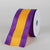 Satin Purple & Light Gold Colleges Wired Ribbon ( 2-1/2 Inch x 10 Yards ) FuzzyFabric - Wholesale Ribbons, Tulle Fabric, Wreath Deco Mesh Supplies