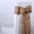 Natural - 6 x 108 inch Burlap Chair Sashes ( 5 Pieces ) FuzzyFabric - Wholesale Ribbons, Tulle Fabric, Wreath Deco Mesh Supplies