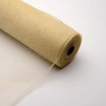 Tan - Floral Mesh Wrap Solid Color ( 10 Inch x 10 Yards ) FuzzyFabric - Wholesale Ribbons, Tulle Fabric, Wreath Deco Mesh Supplies