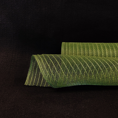 Old Willow Deco Mesh Burlap Stripes - 10 Inch x 10 Yards FuzzyFabric - Wholesale Ribbons, Tulle Fabric, Wreath Deco Mesh Supplies