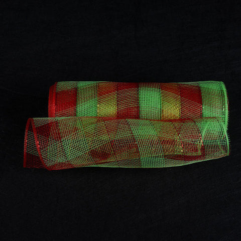 Mermaid 2 - Poly Deco Mesh Wrap with Laser Mono Stripe ( 10 Inch x 10 Yards ) FuzzyFabric - Wholesale Ribbons, Tulle Fabric, Wreath Deco Mesh Supplies