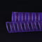 Purple with Purple Lines - Deco Mesh Eyelash Metallic Design ( 21 Inch x 10 Yards ) FuzzyFabric - Wholesale Ribbons, Tulle Fabric, Wreath Deco Mesh Supplies