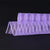 Lavender - Deco Mesh Eyelash Metallic Stripes (10 Inch x 10 Yards) FuzzyFabric - Wholesale Ribbons, Tulle Fabric, Wreath Deco Mesh Supplies