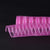 Hot Pink - Deco Mesh Eyelash Metallic Stripes (10 Inch x 10 Yards) FuzzyFabric - Wholesale Ribbons, Tulle Fabric, Wreath Deco Mesh Supplies