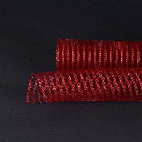 Burgundy - Deco Mesh Laser Eyelash ( 10 Inch x 10 Yards ) FuzzyFabric - Wholesale Ribbons, Tulle Fabric, Wreath Deco Mesh Supplies