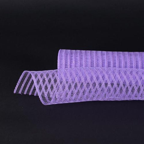 Lavender - Deco Mesh Laser Eyelash - (10 Inch x 10 Yards) FuzzyFabric - Wholesale Ribbons, Tulle Fabric, Wreath Deco Mesh Supplies