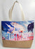 Beach Bag - ZX-12673A FuzzyFabric - Wholesale Ribbons, Tulle Fabric, Wreath Deco Mesh Supplies