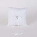 Ring Bearer Pillow White ( 7 x 7 inches ) - JSW375 FuzzyFabric - Wholesale Ribbons, Tulle Fabric, Wreath Deco Mesh Supplies