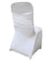 White - Madrid Spandex Chair Cover FuzzyFabric - Wholesale Ribbons, Tulle Fabric, Wreath Deco Mesh Supplies