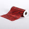 Red - Animal Printed Satin Spool ( W: 6 Inch | L: 10 Yards ) FuzzyFabric - Wholesale Ribbons, Tulle Fabric, Wreath Deco Mesh Supplies