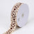 1-1/2 inch Ivory with Brown Dots Grosgrain Ribbon Dalmatian Dots FuzzyFabric - Wholesale Ribbons, Tulle Fabric, Wreath Deco Mesh Supplies
