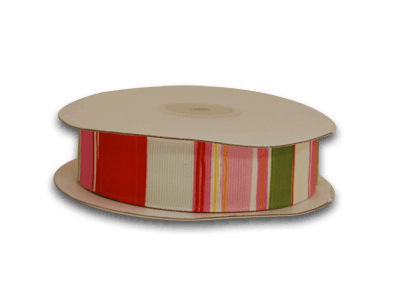 C004 Grosgrain Ribbon Check Design - ( W: 7/8 Inch | L: 25 Yards ) FuzzyFabric - Wholesale Ribbons, Tulle Fabric, Wreath Deco Mesh Supplies