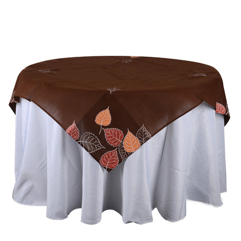 52 x 52 Inch Fall Collection Table Overlay - F03 FuzzyFabric - Wholesale Ribbons, Tulle Fabric, Wreath Deco Mesh Supplies