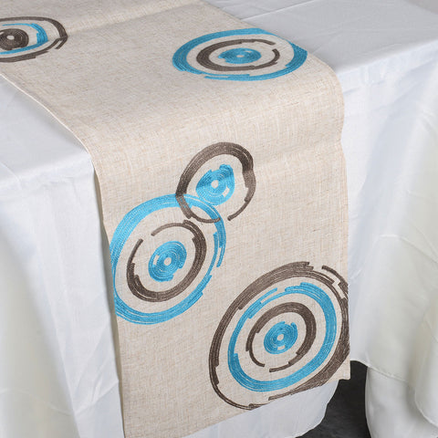 13 x 90 Inch Fall Collection Table Runner - F04 FuzzyFabric - Wholesale Ribbons, Tulle Fabric, Wreath Deco Mesh Supplies