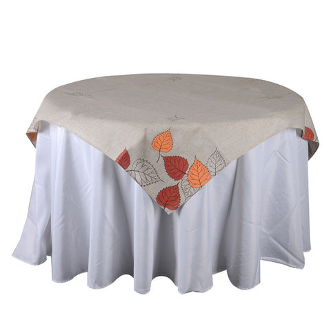 52 x 52 Inch Fall Collection Table Overlay - F02 FuzzyFabric - Wholesale Ribbons, Tulle Fabric, Wreath Deco Mesh Supplies