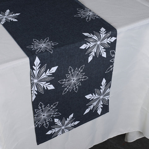13 x 90 Inch Winter Collection Table Runner - W07 FuzzyFabric - Wholesale Ribbons, Tulle Fabric, Wreath Deco Mesh Supplies
