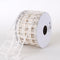 White - Burlap Net Ribbon - ( W: 2-1/2 inch | L: 10 Yards ) FuzzyFabric - Wholesale Ribbons, Tulle Fabric, Wreath Deco Mesh Supplies