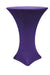Purple - 36" Dia. Spandex Cocktail Tablecloths