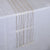 White w/ Gold - 14 X 108 Inch Metallic Organza Table Runners FuzzyFabric - Wholesale Ribbons, Tulle Fabric, Wreath Deco Mesh Supplies