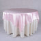 Light Pink - 90 x 90 Inch Satin Square Table Overlays FuzzyFabric - Wholesale Ribbons, Tulle Fabric, Wreath Deco Mesh Supplies
