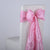 Pink - 7 x 108 inch Pintuck Satin Chair Sashes ( 10 Pieces ) FuzzyFabric - Wholesale Ribbons, Tulle Fabric, Wreath Deco Mesh Supplies