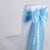 Light Blue - 7 x 108 inch Pintuck Satin Chair Sashes ( 10 Pieces ) FuzzyFabric - Wholesale Ribbons, Tulle Fabric, Wreath Deco Mesh Supplies
