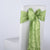 Apple Green - 7 x 108 inch Pintuck Satin Chair Sashes ( 10 Pieces ) FuzzyFabric - Wholesale Ribbons, Tulle Fabric, Wreath Deco Mesh Supplies