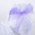 Lavender - 8 x 108 Inch Organza Chair Sash ( 10 Piece ) FuzzyFabric - Wholesale Ribbons, Tulle Fabric, Wreath Deco Mesh Supplies