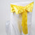 Daffodil - 6 x 106 inch Satin Chair Sash ( 10 Piece ) FuzzyFabric - Wholesale Ribbons, Tulle Fabric, Wreath Deco Mesh Supplies