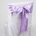 Lavender - 6 x 106 inch Satin Chair Sash ( 10 Piece ) FuzzyFabric - Wholesale Ribbons, Tulle Fabric, Wreath Deco Mesh Supplies