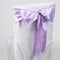 Lavender - 6 x 106 inch Satin Chair Sash ( 10 Piece ) FuzzyFabric - Wholesale Ribbons, Tulle Fabric, Wreath Deco Mesh Supplies