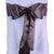 Brown - 6 x 106 inch Satin Chair Sash ( 10 Piece ) FuzzyFabric - Wholesale Ribbons, Tulle Fabric, Wreath Deco Mesh Supplies