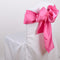 Hot Pink - 6 x 106 inch Satin Chair Sash ( 10 Piece ) FuzzyFabric - Wholesale Ribbons, Tulle Fabric, Wreath Deco Mesh Supplies