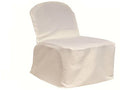 Ivory - Banquet Chair Cover Poly FuzzyFabric - Wholesale Ribbons, Tulle Fabric, Wreath Deco Mesh Supplies