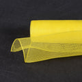 Daffodil - Floral Mesh Wrap Solid Color ( 21 Inch x 10 Yards ) FuzzyFabric - Wholesale Ribbons, Tulle Fabric, Wreath Deco Mesh Supplies