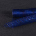 Navy Blue - Deco Mesh Wrap Metallic Stripes ( 21 Inch x 10 Yards ) FuzzyFabric - Wholesale Ribbons, Tulle Fabric, Wreath Deco Mesh Supplies