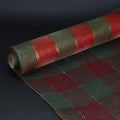 Hunter - Christmas Mesh Wraps ( 21 Inch x 10 Yards ) FuzzyFabric - Wholesale Ribbons, Tulle Fabric, Wreath Deco Mesh Supplies