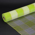 Apple Green - Christmas Mesh Wraps ( 21 Inch x 10 Yards ) FuzzyFabric - Wholesale Ribbons, Tulle Fabric, Wreath Deco Mesh Supplies