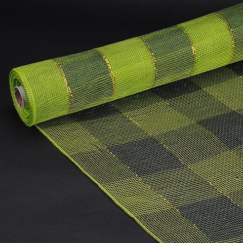 Spring Moss - Christmas Mesh Wraps ( 21 Inch x 10 Yards ) FuzzyFabric - Wholesale Ribbons, Tulle Fabric, Wreath Deco Mesh Supplies